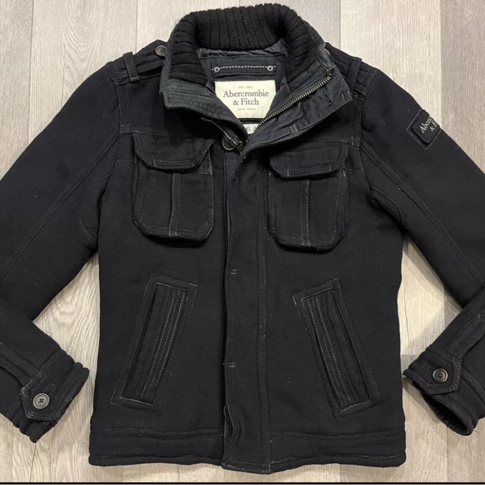 Aberc and Fitch Elk Lake wool Jacket